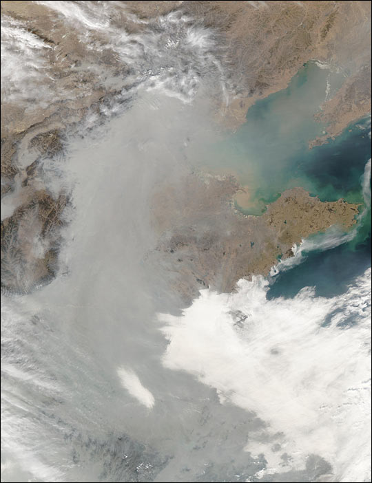 Haze Over Eastern China