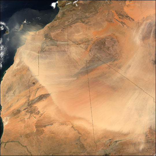 Saharan Dust Across West Africa