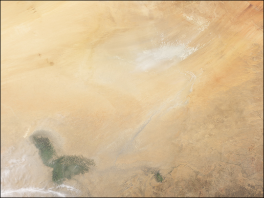 Dust in the Bodele Depression