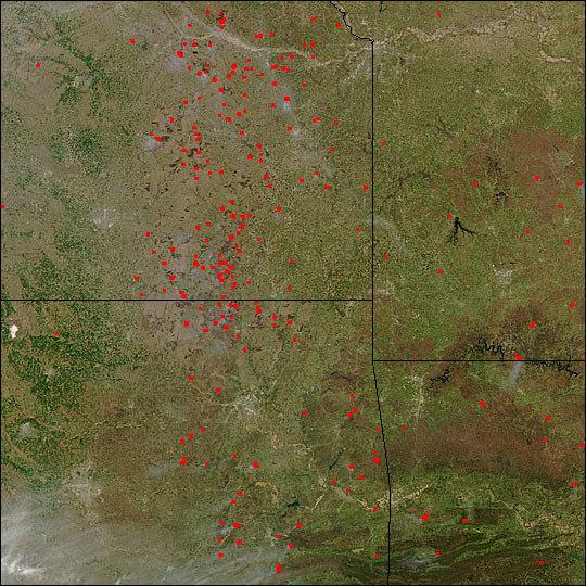 Growing-Season Fires in Central United States - related image preview