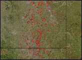 Growing-Season Fires in Central United States