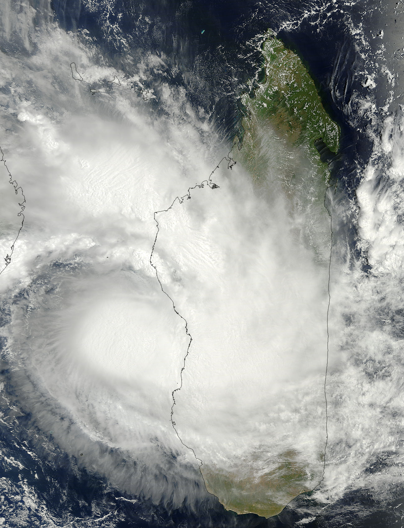Tropical Cyclone Chanda (05S) over Madgascar - related image preview