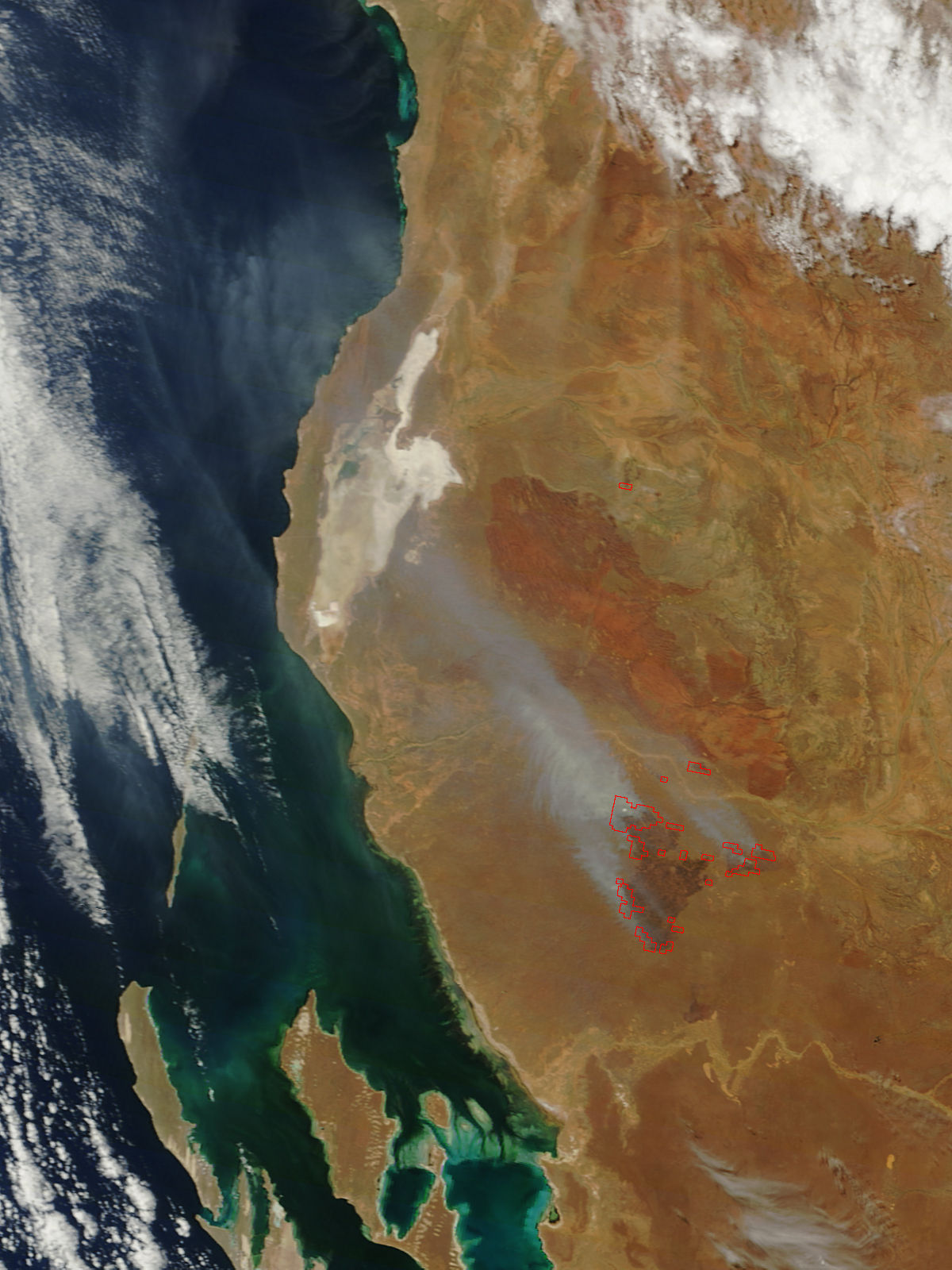 Fires in Gascoyne region of Western Australia - related image preview