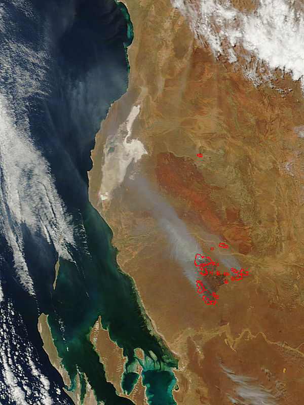 Fires in Gascoyne region of Western Australia - related image preview