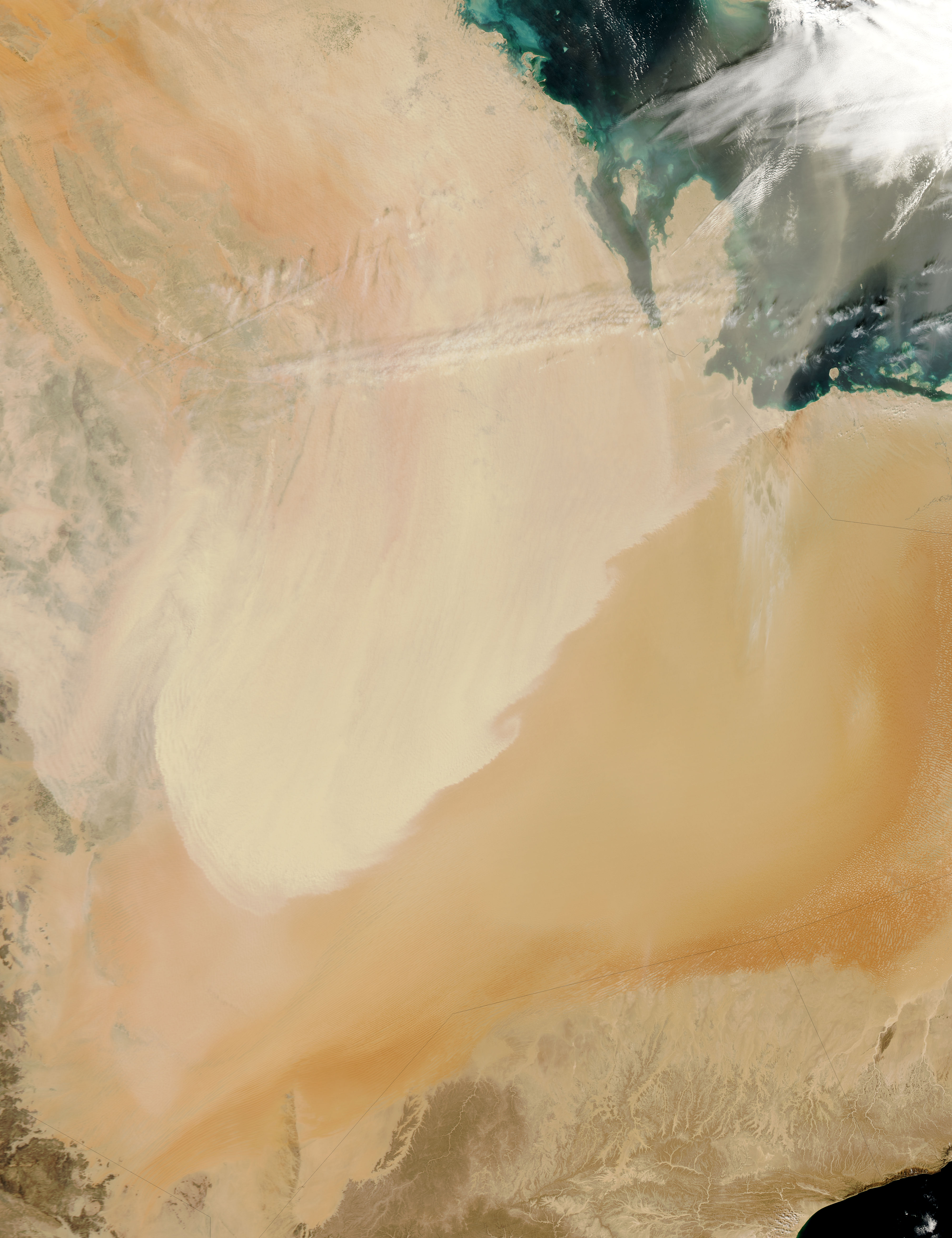 Dust storm in Saudi Arabia - related image preview