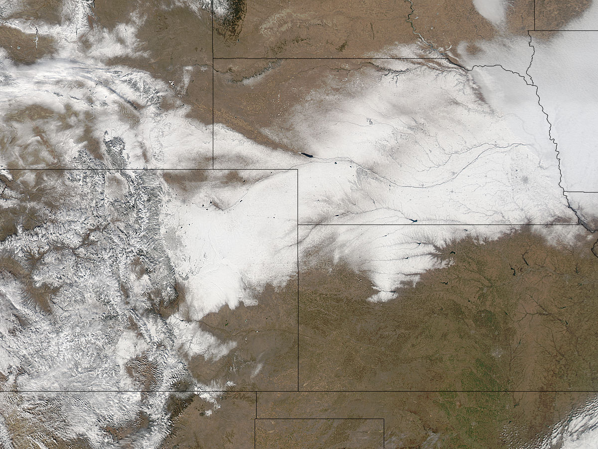 Snow across the Great Plains - related image preview