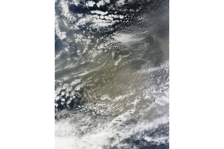 Saharan dust over the Atlantic Ocean - selected child image