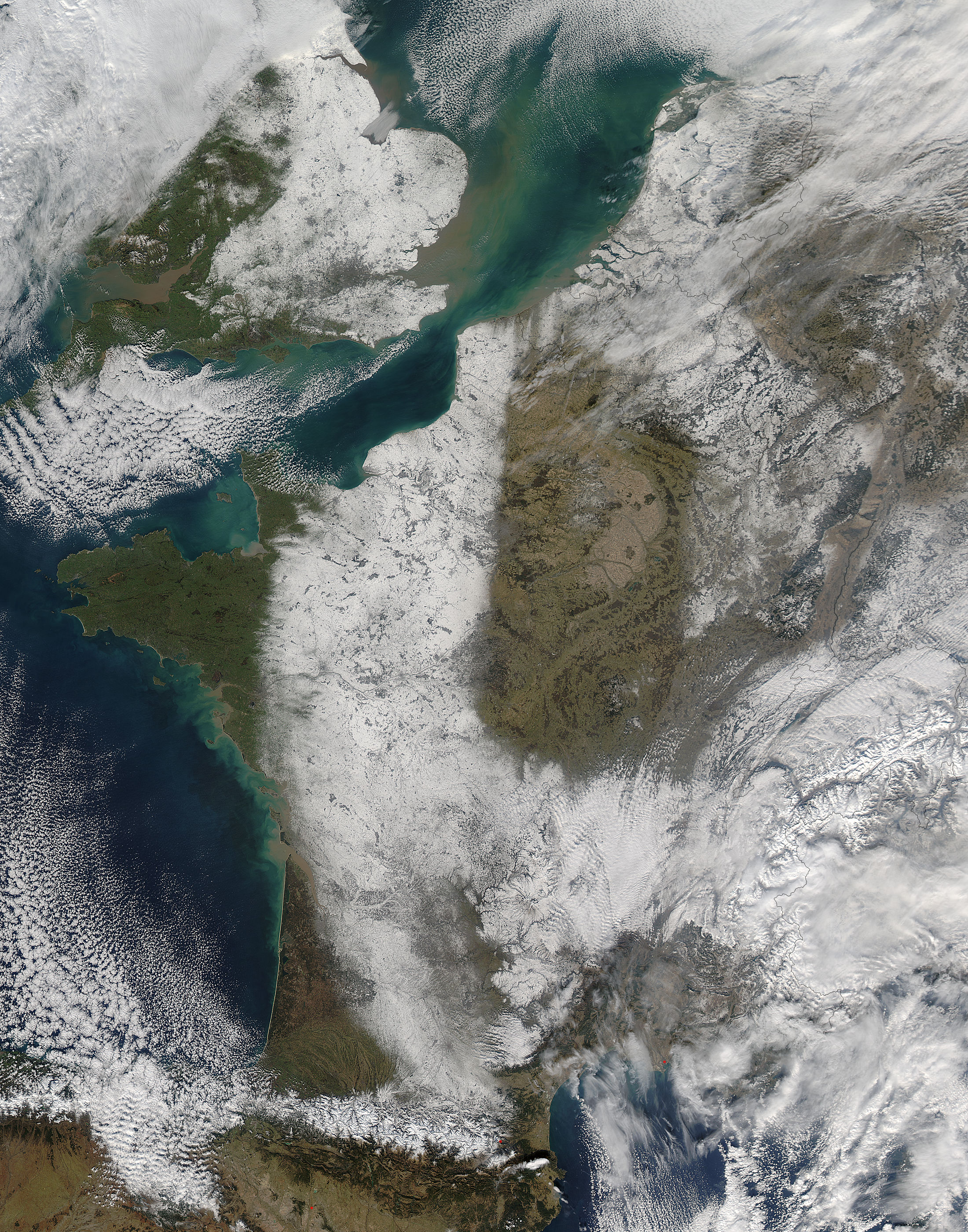 Snow in western Europe - related image preview