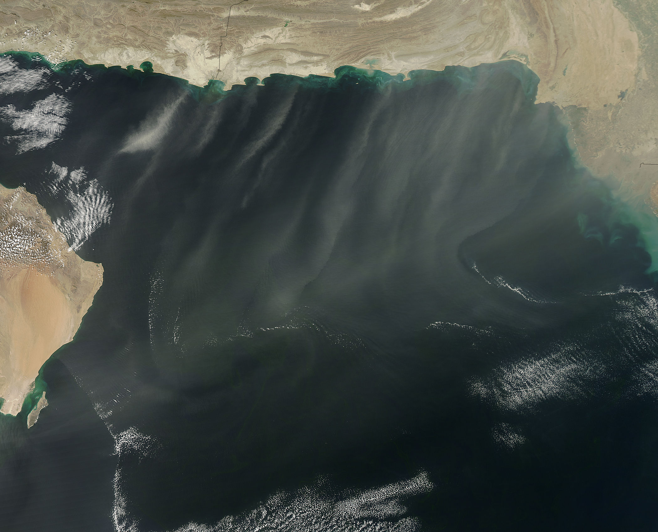 Dust across the Arabian Sea - related image preview