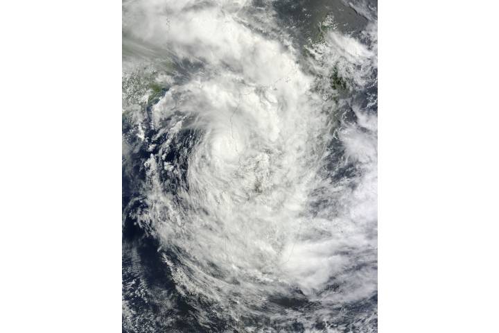 Tropical Cyclone Irina (14S) over Madagascar - selected image
