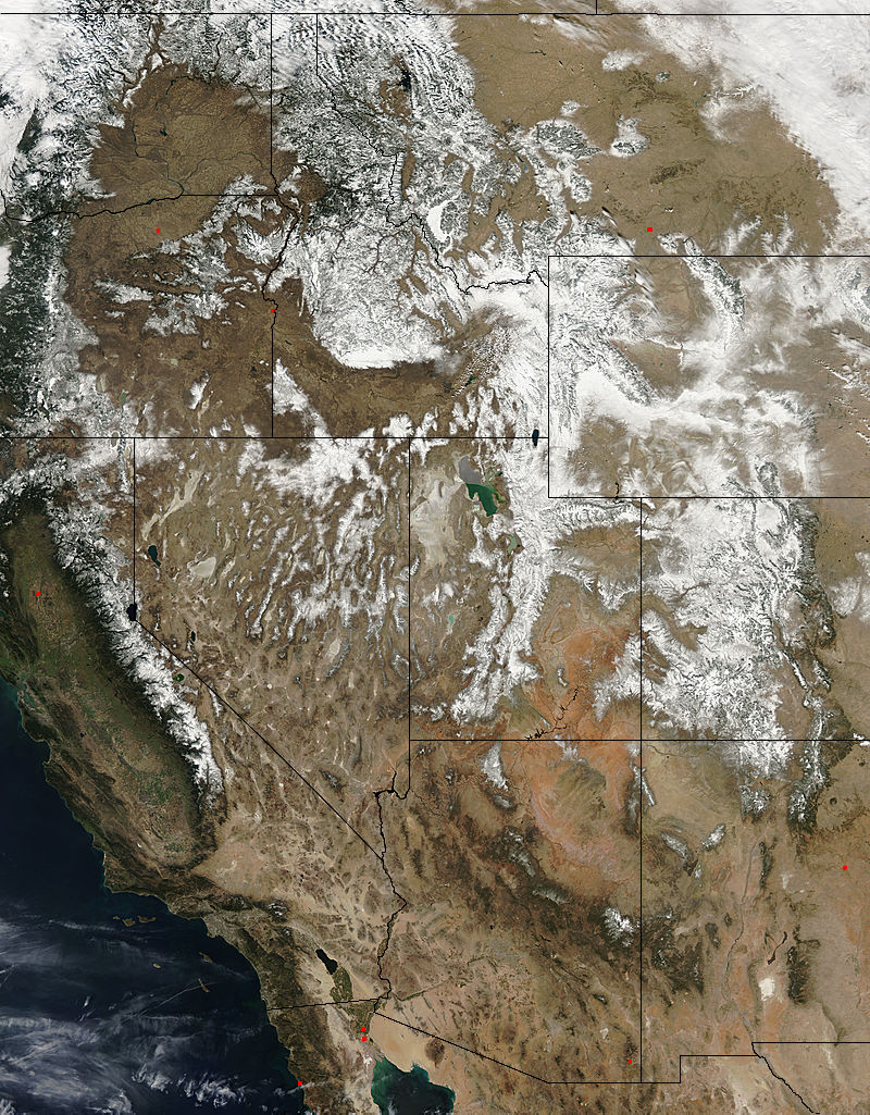 Snow across the western United States - related image preview