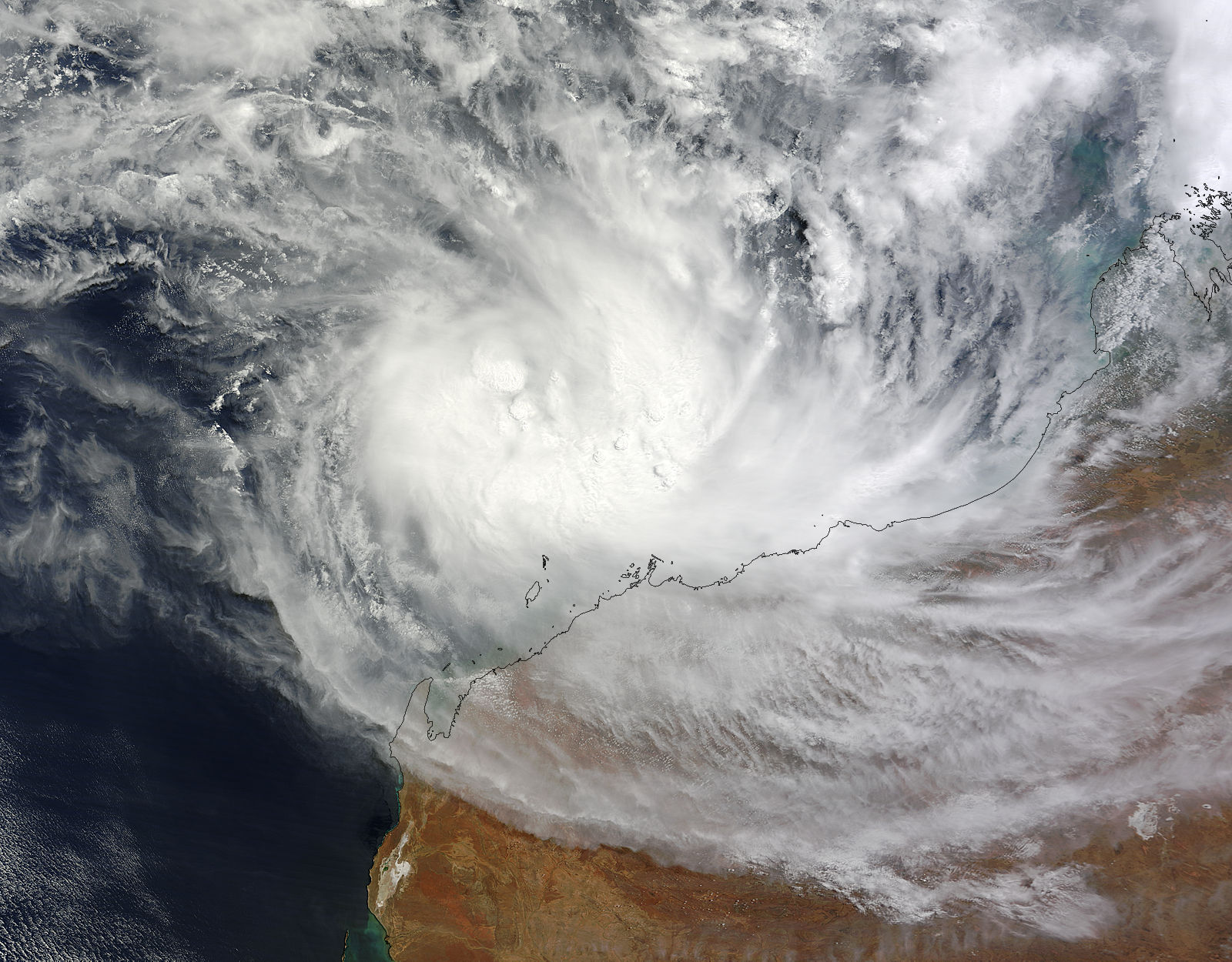 Tropical Cyclone Lua (17S) over Western Australia - related image preview