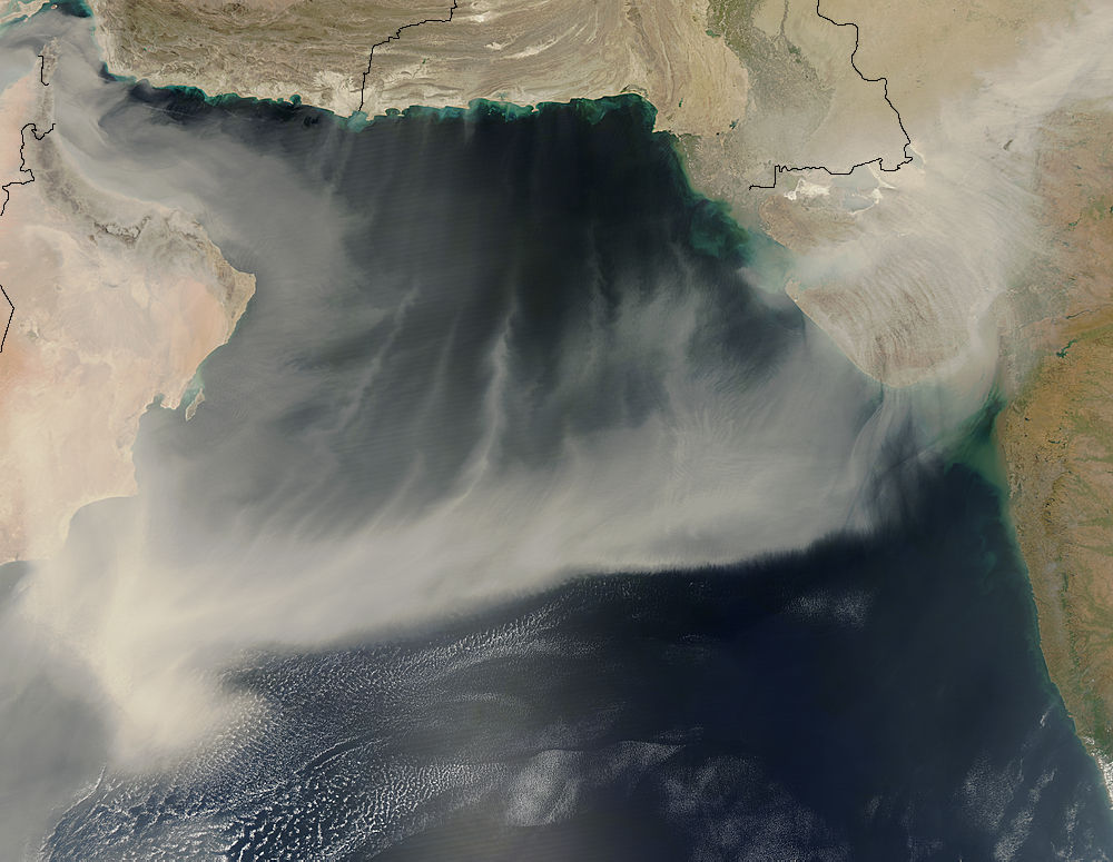 Dust over the Arabian Sea - related image preview