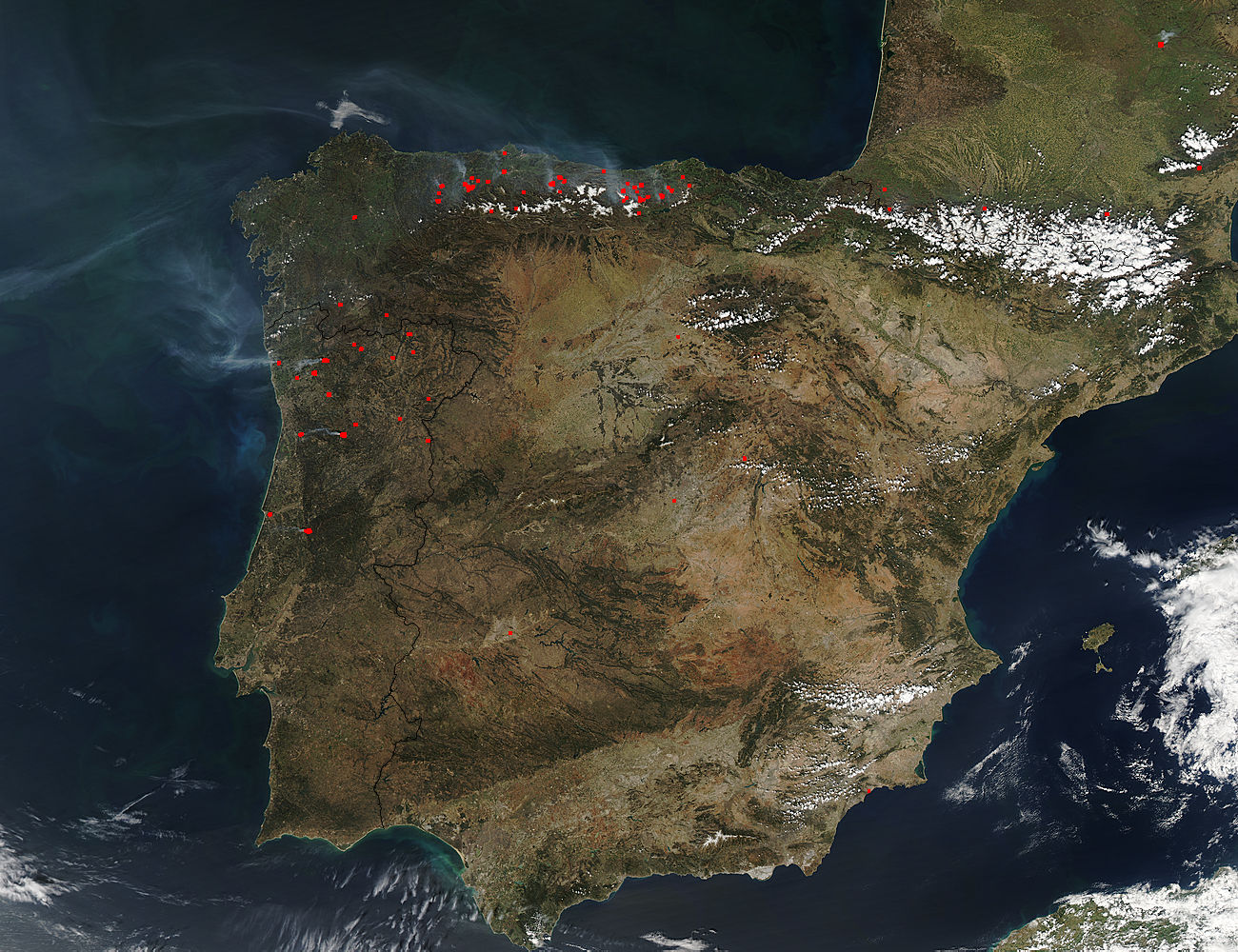 Fires on the Iberian Peninsula - related image preview
