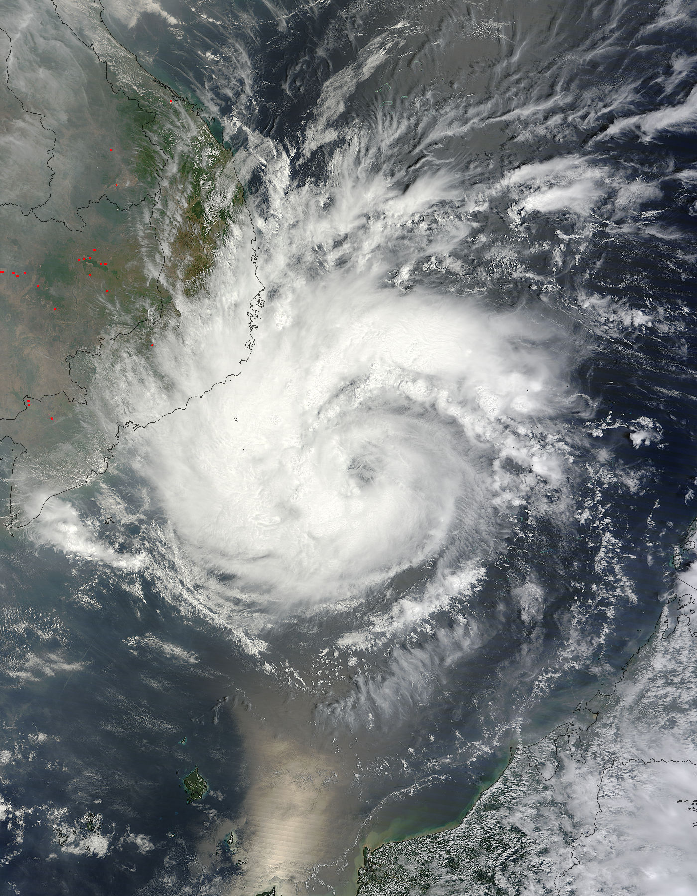 Typhoon Pakhar (02W) approaching Vietnam - related image preview
