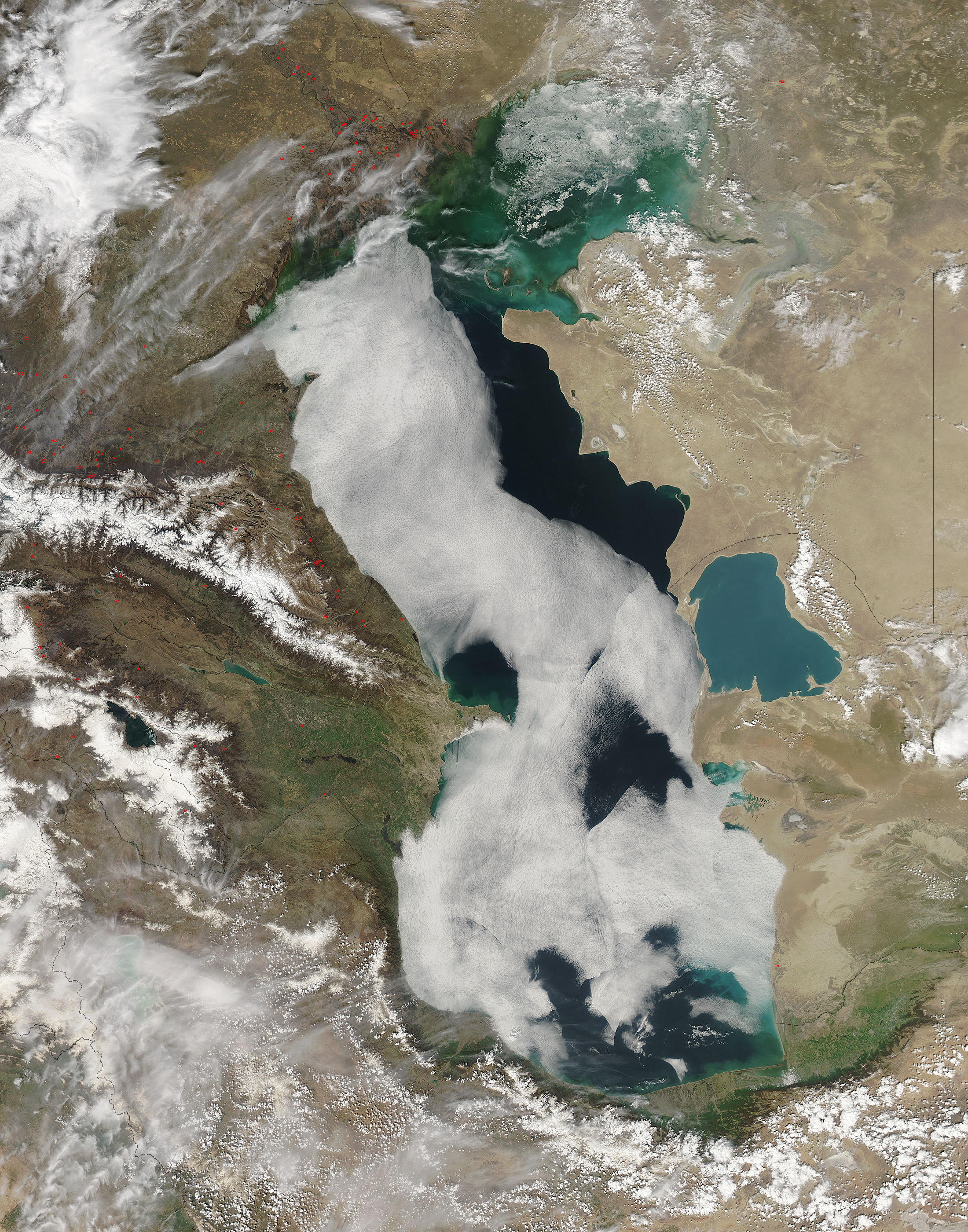 Fog and Ice on the Caspian Sea - related image preview