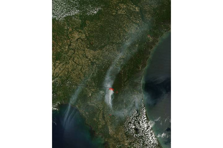 County Line Fire, northern Florida - selected image