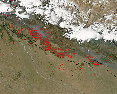 Fires in Nepal - related image preview