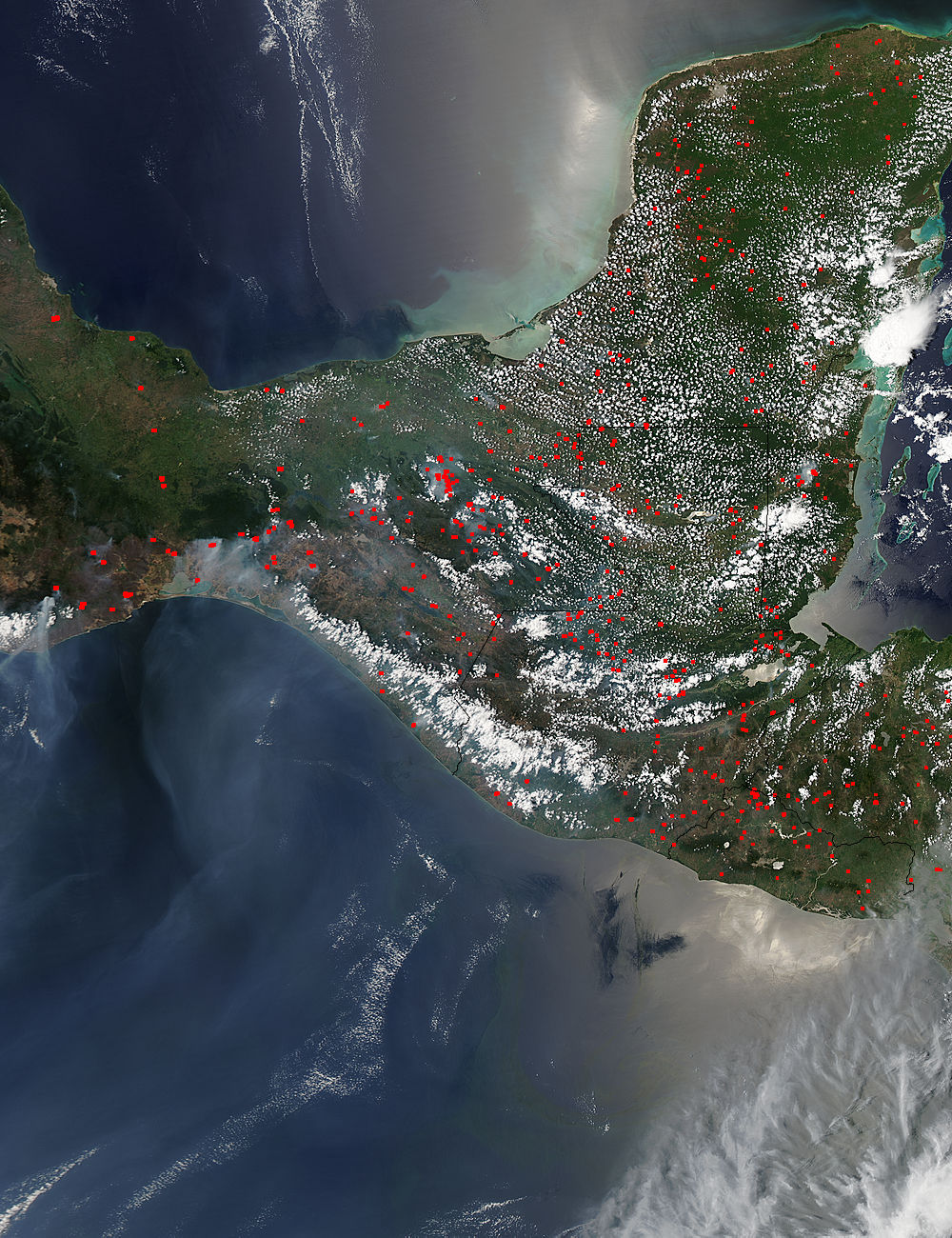 Fires and smoke in Central America - related image preview