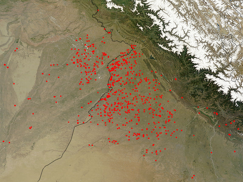 Fires in northern India - related image preview