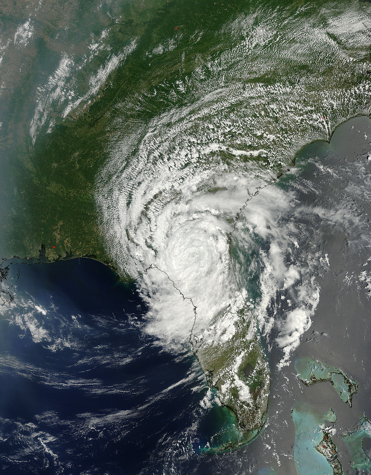 Tropical Storm Beryl (02L) over Florida and Georgia - related image preview