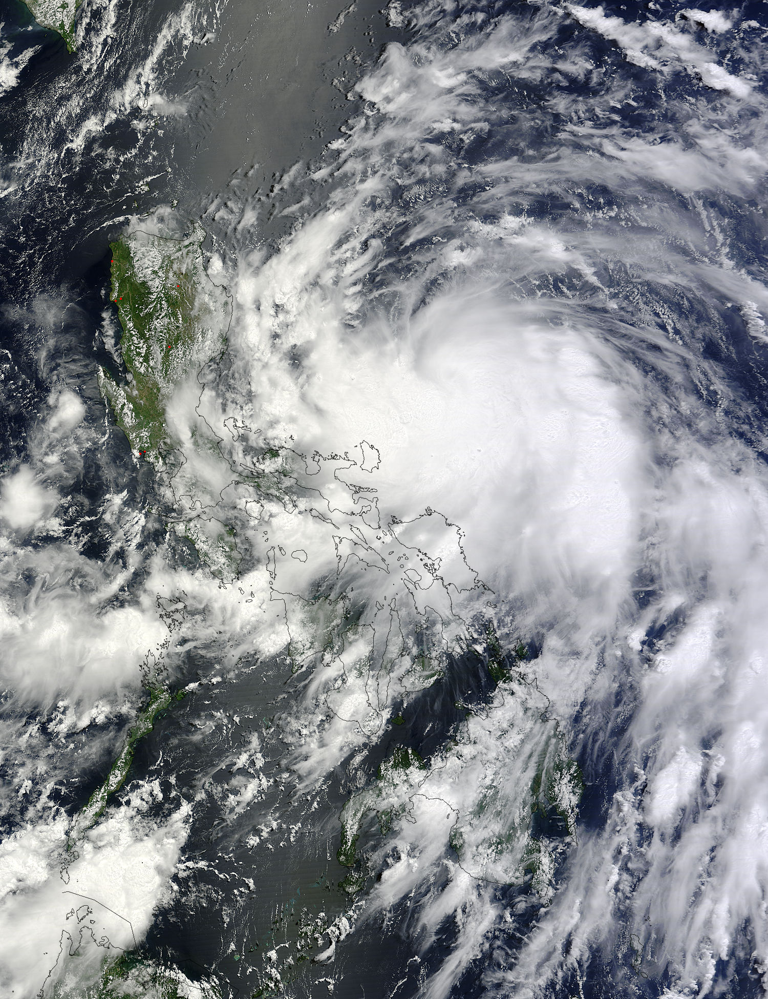 Tropical Storm Mawar (04W) over the Philippines - related image preview