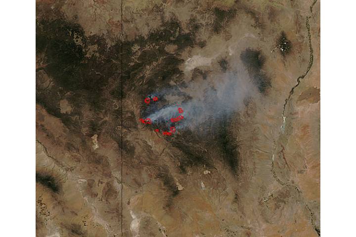 Whitewater-Baldy fire, New Mexico - selected image