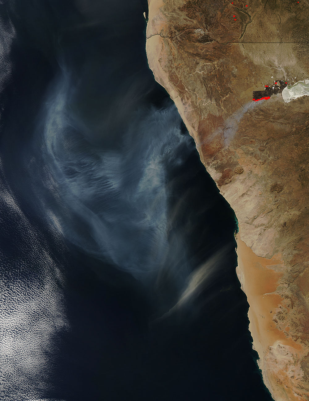 Smoke from fires in Namibia - related image preview