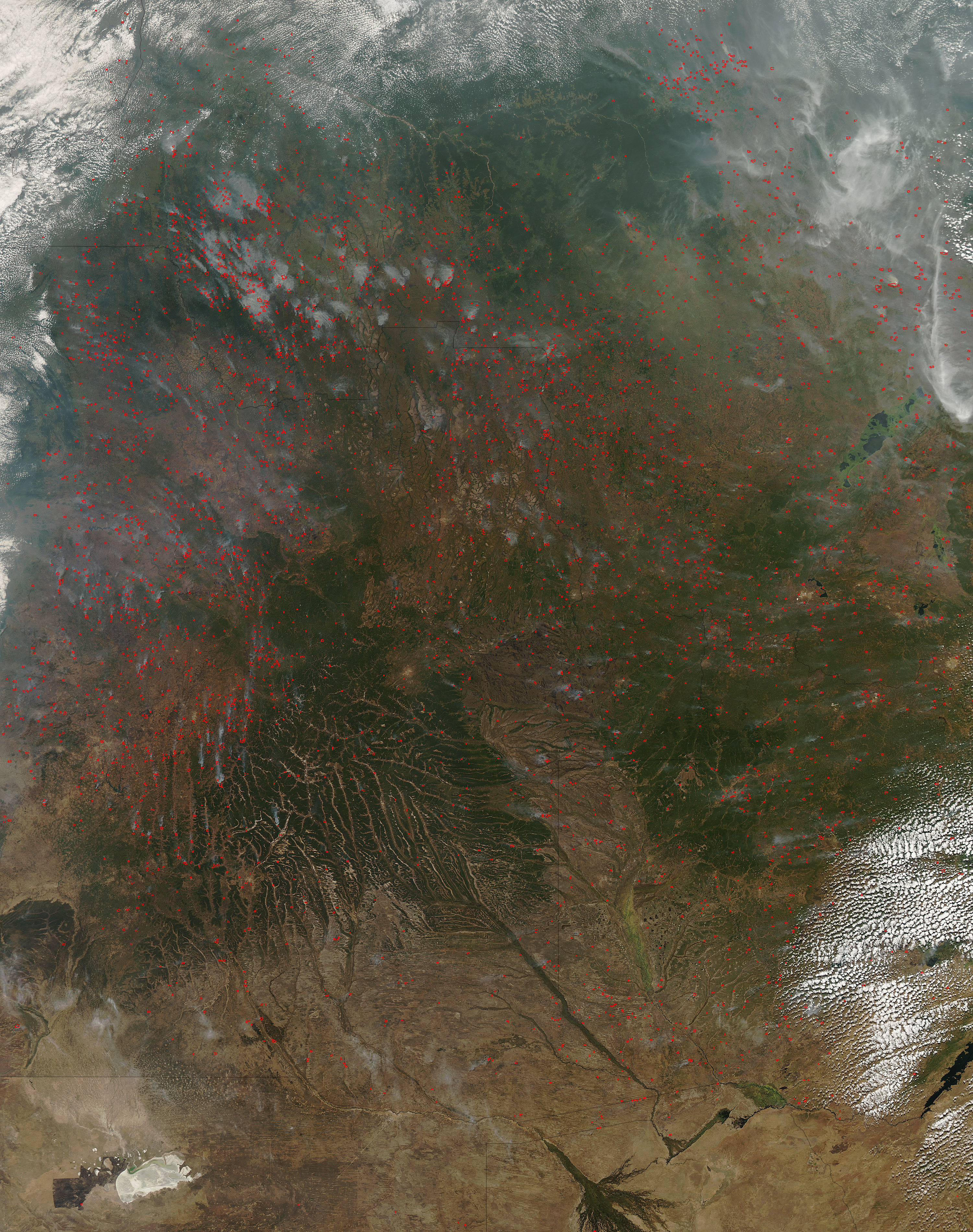 Fires in Central Africa - related image preview