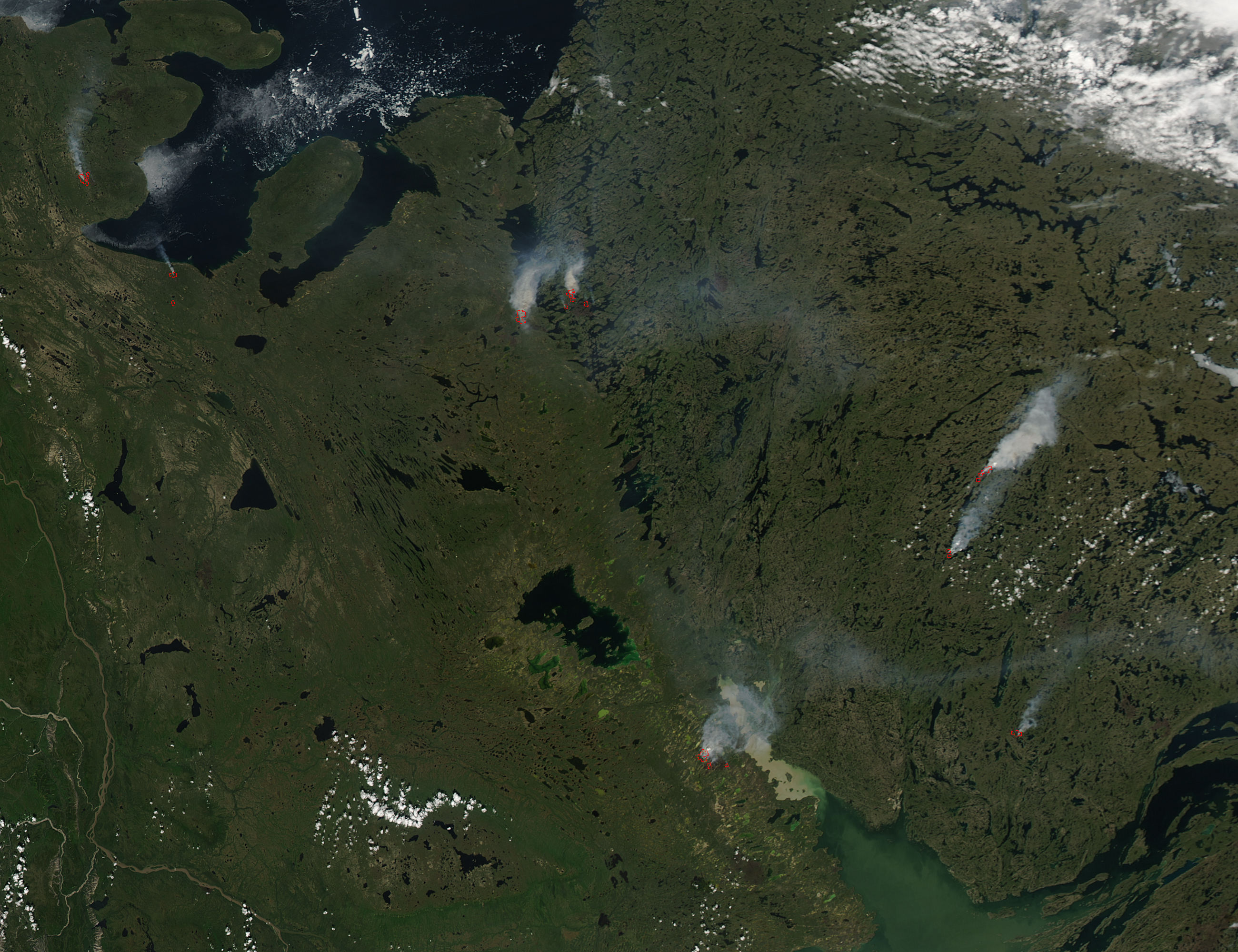 Fires in Northwest Territories, Canada - related image preview