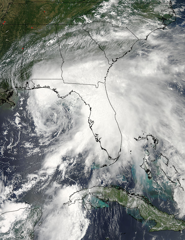 Tropical Storm Debby (04L) over the southeastern United States - related image preview