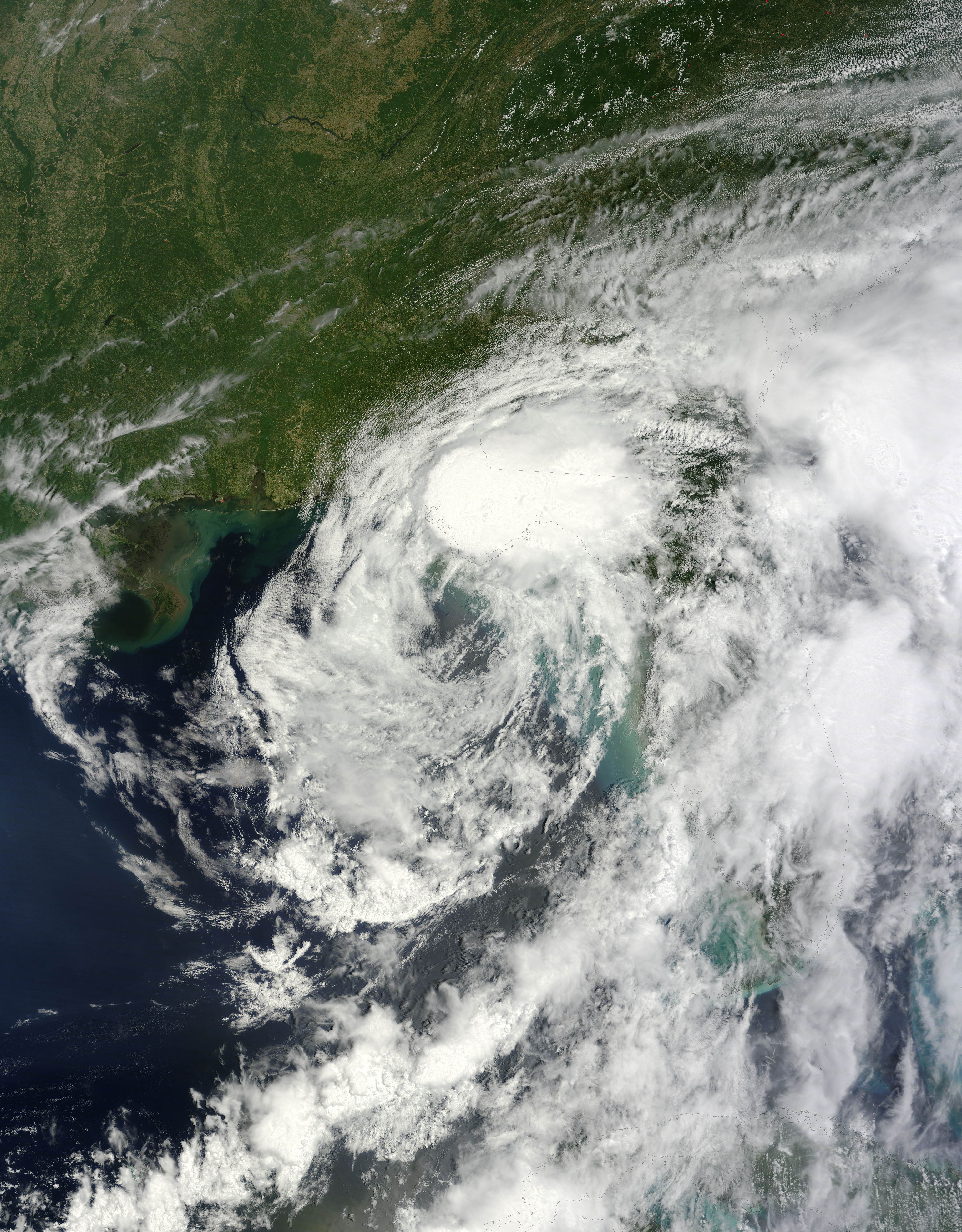 Tropical Storm Debby (04L) over the southeastern United States - related image preview