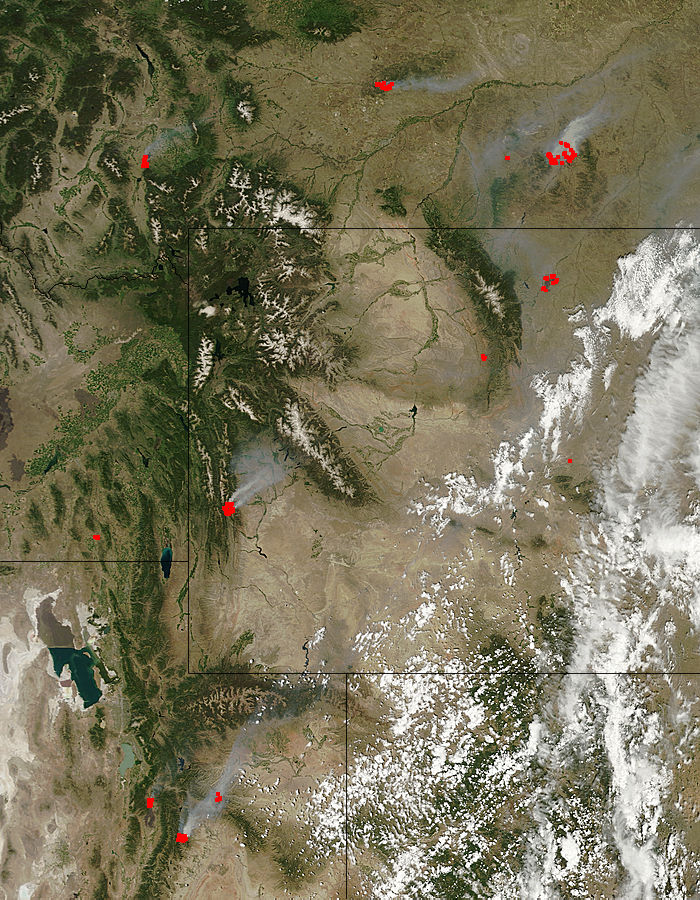 Fires across western United States - related image preview