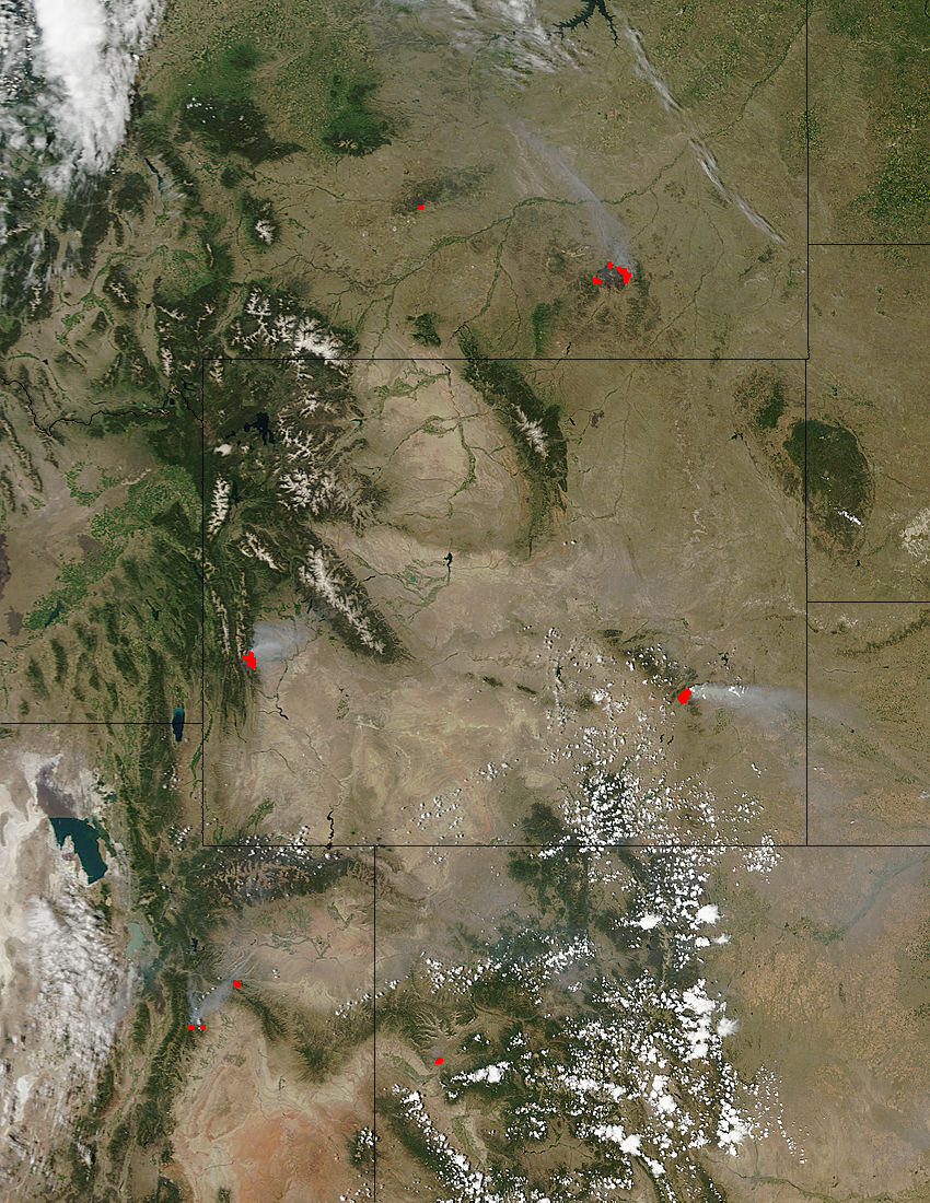 Fires across western United States - related image preview