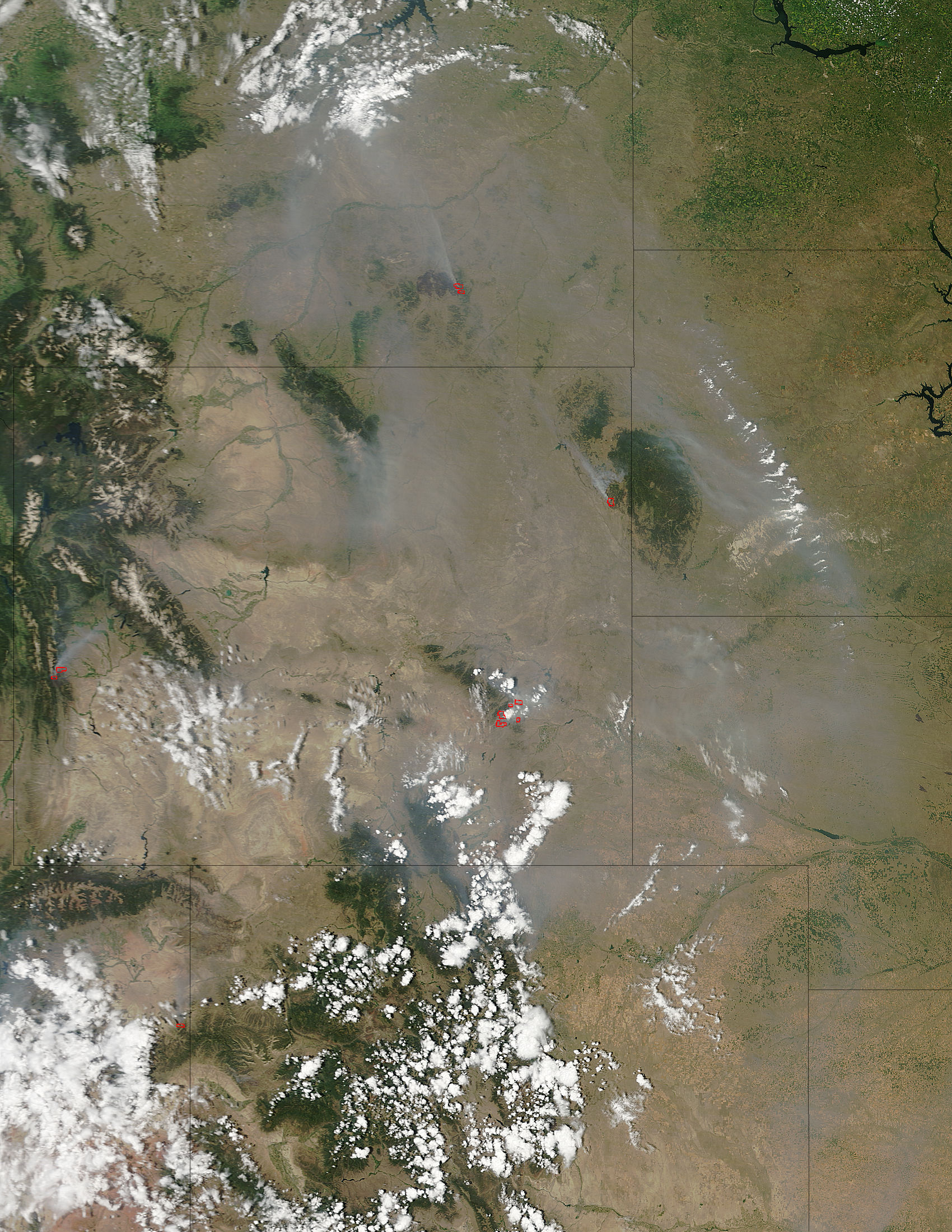 Fires across western United States - related image preview