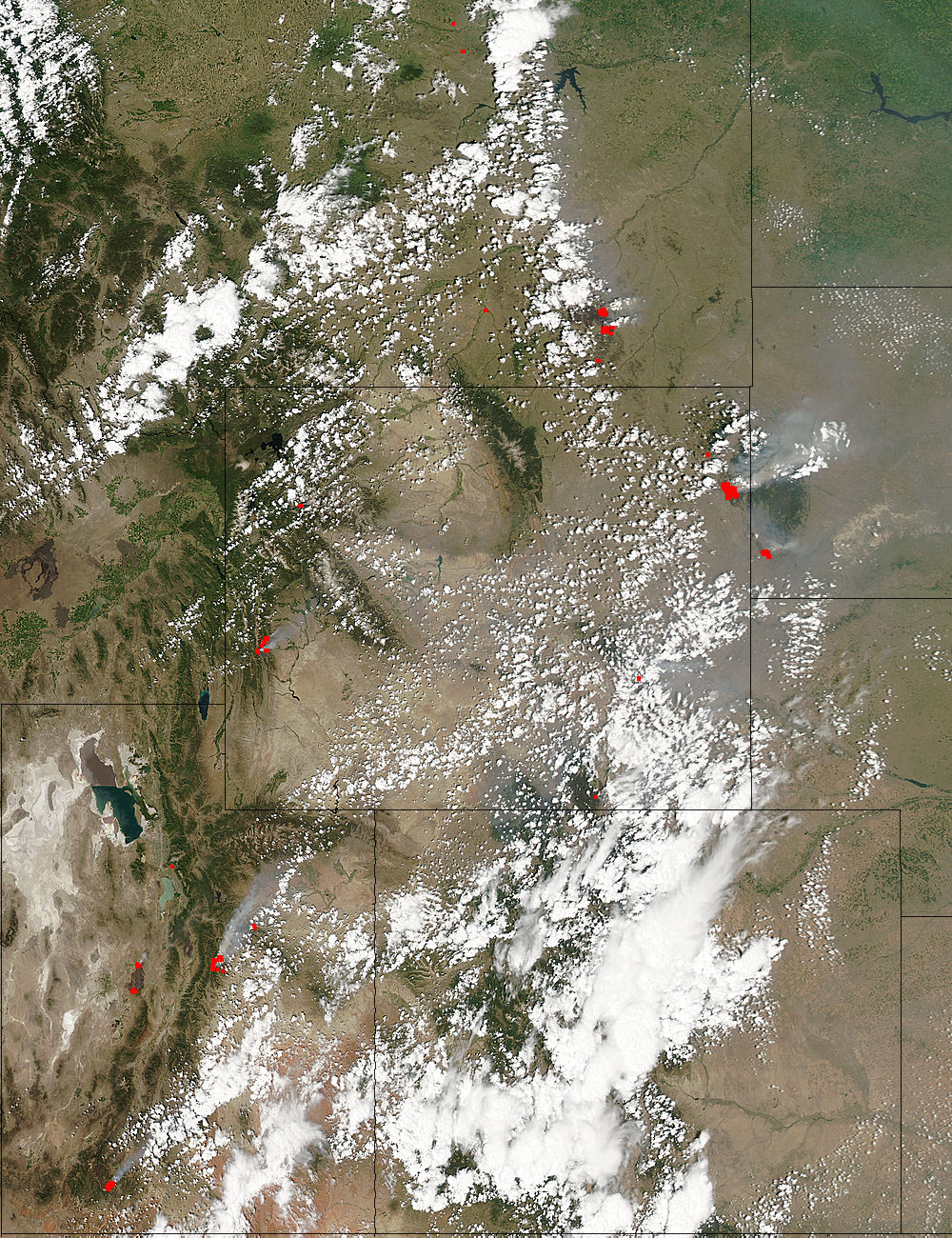 Fires across western United States - related image preview