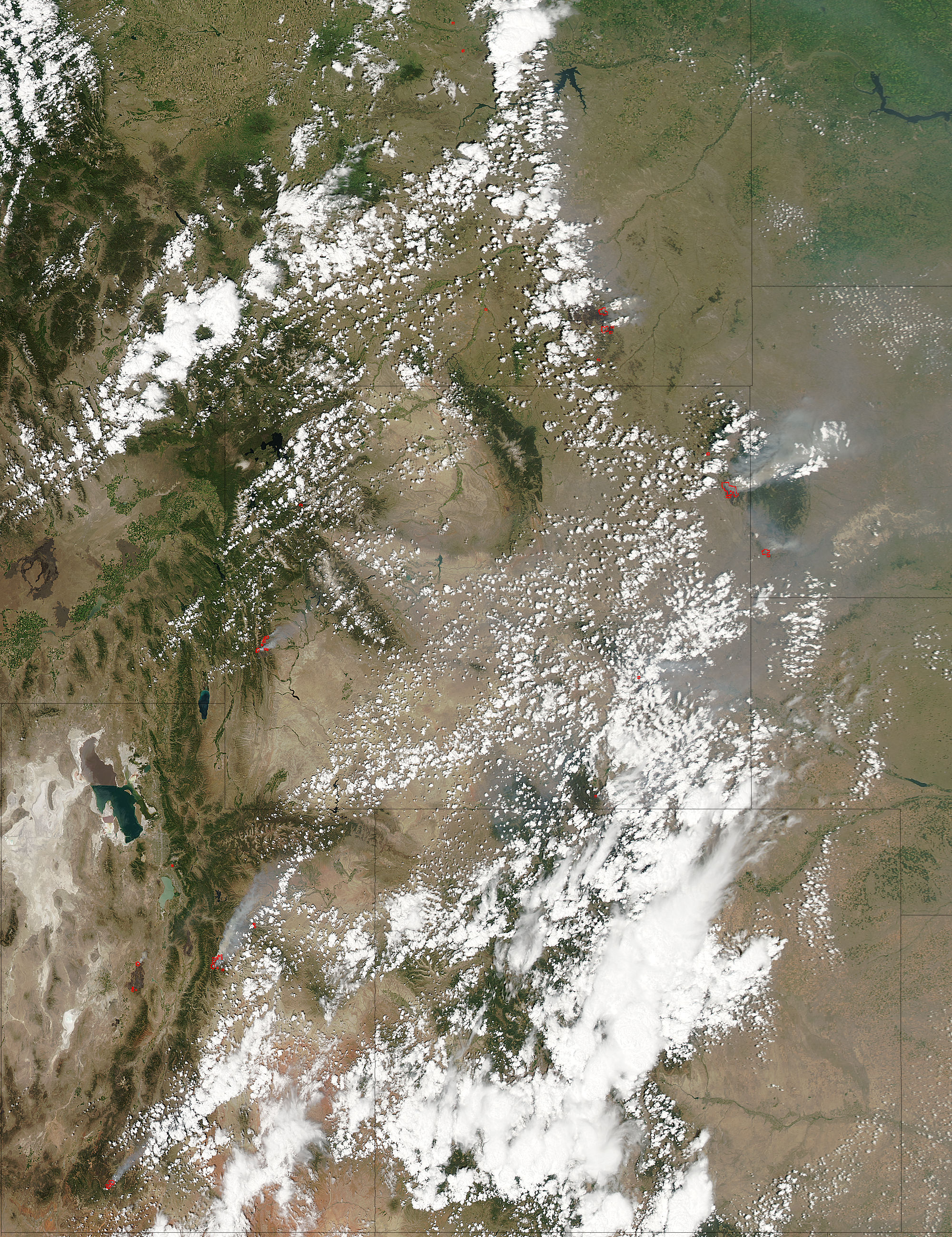 Fires across western United States - related image preview