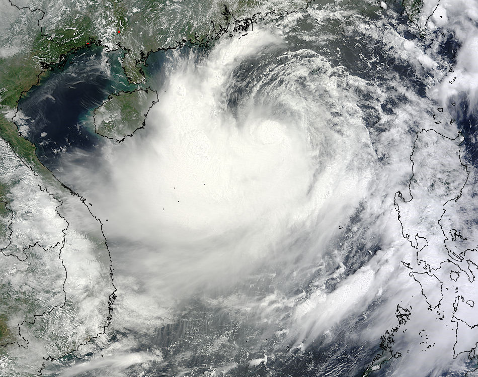 Tropical Storm Vicente (09W) approaching China - related image preview