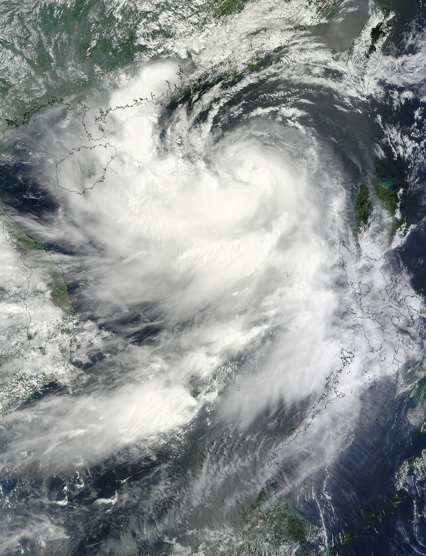 Typhoon Kai-tak (14W) approaching China - related image preview