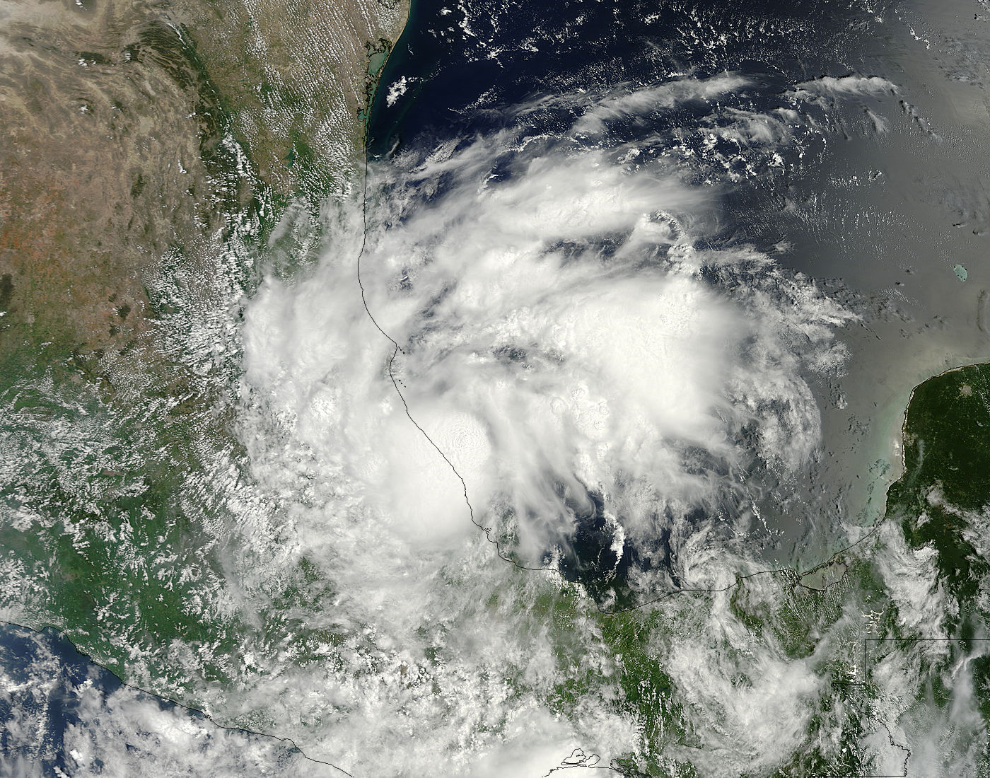 Tropical Storm Helene (09L) over Mexico - related image preview