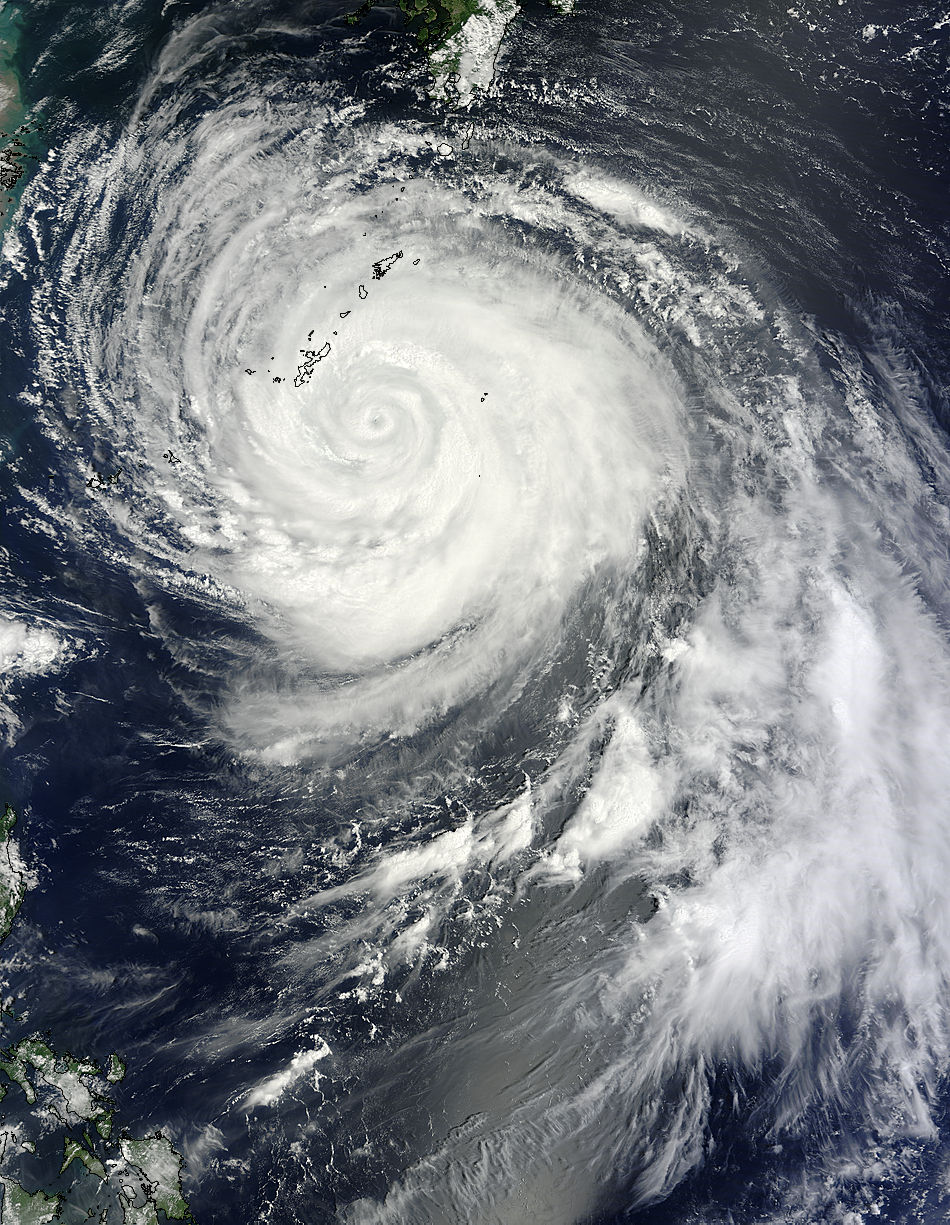 Typhoon Bolaven (16W) over the Ryukyu Islands - related image preview