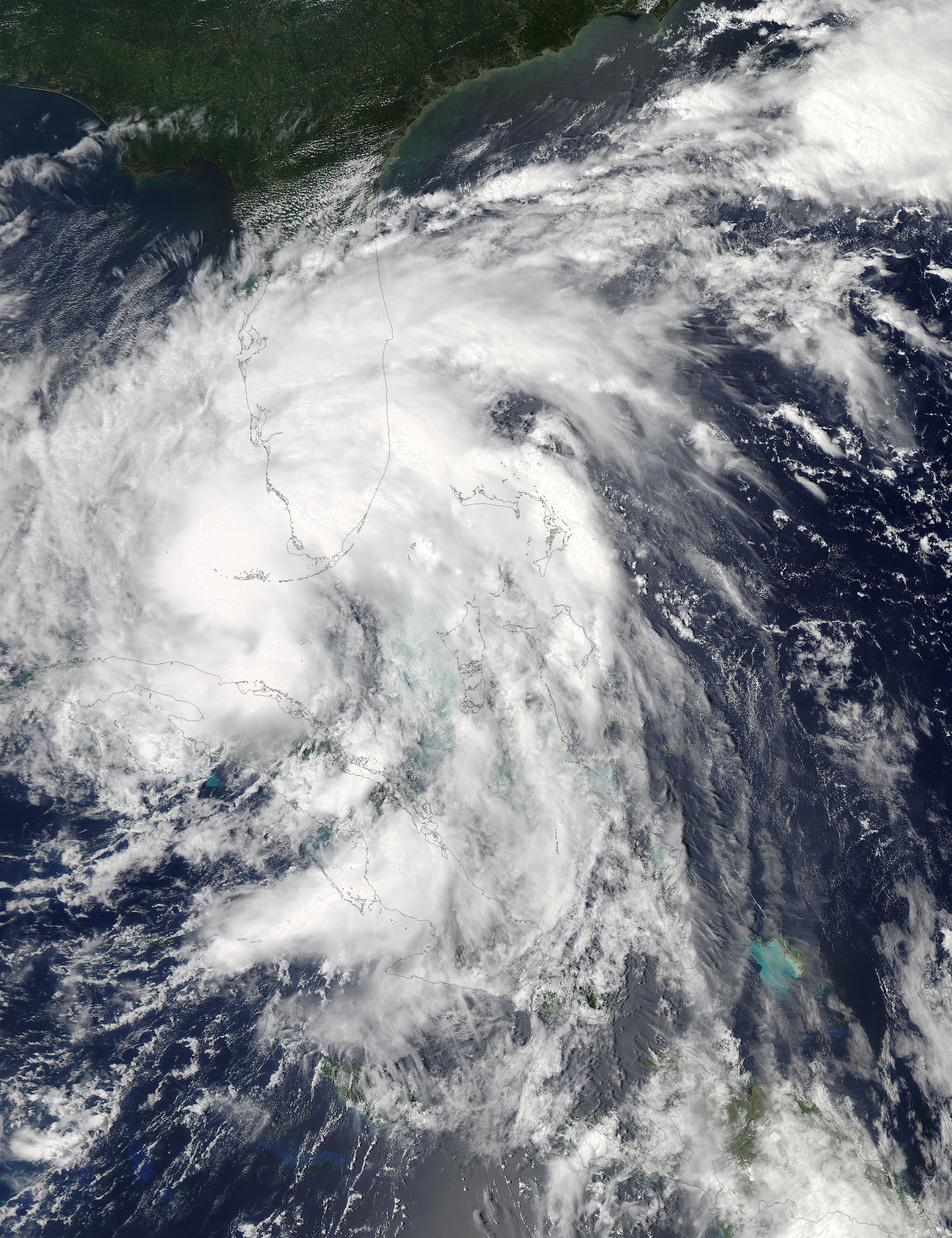 Tropical Storm Isaac (09L) over Florida and Cuba - related image preview