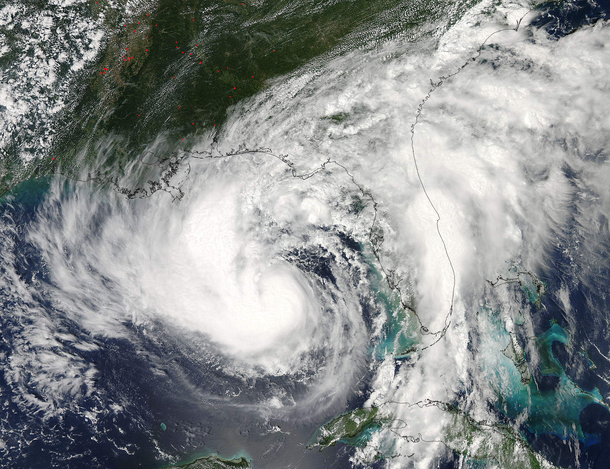 Tropical Storm Isaac (09L) in the Gulf of Mexico - related image preview