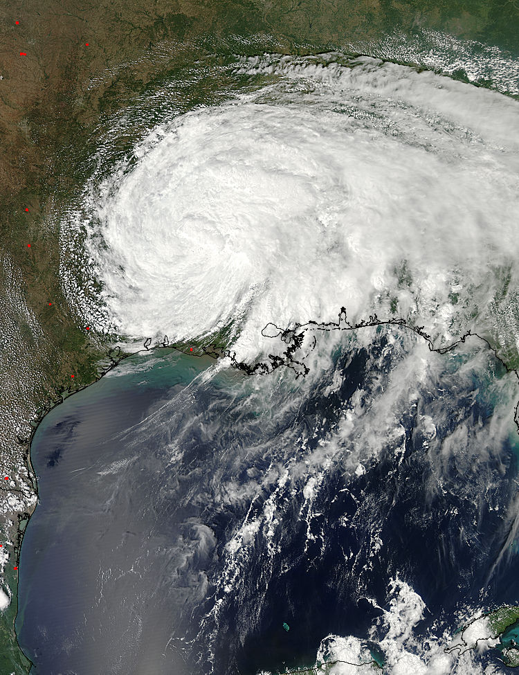 Tropical Storm Isaac (09L) over Louisiana - related image preview