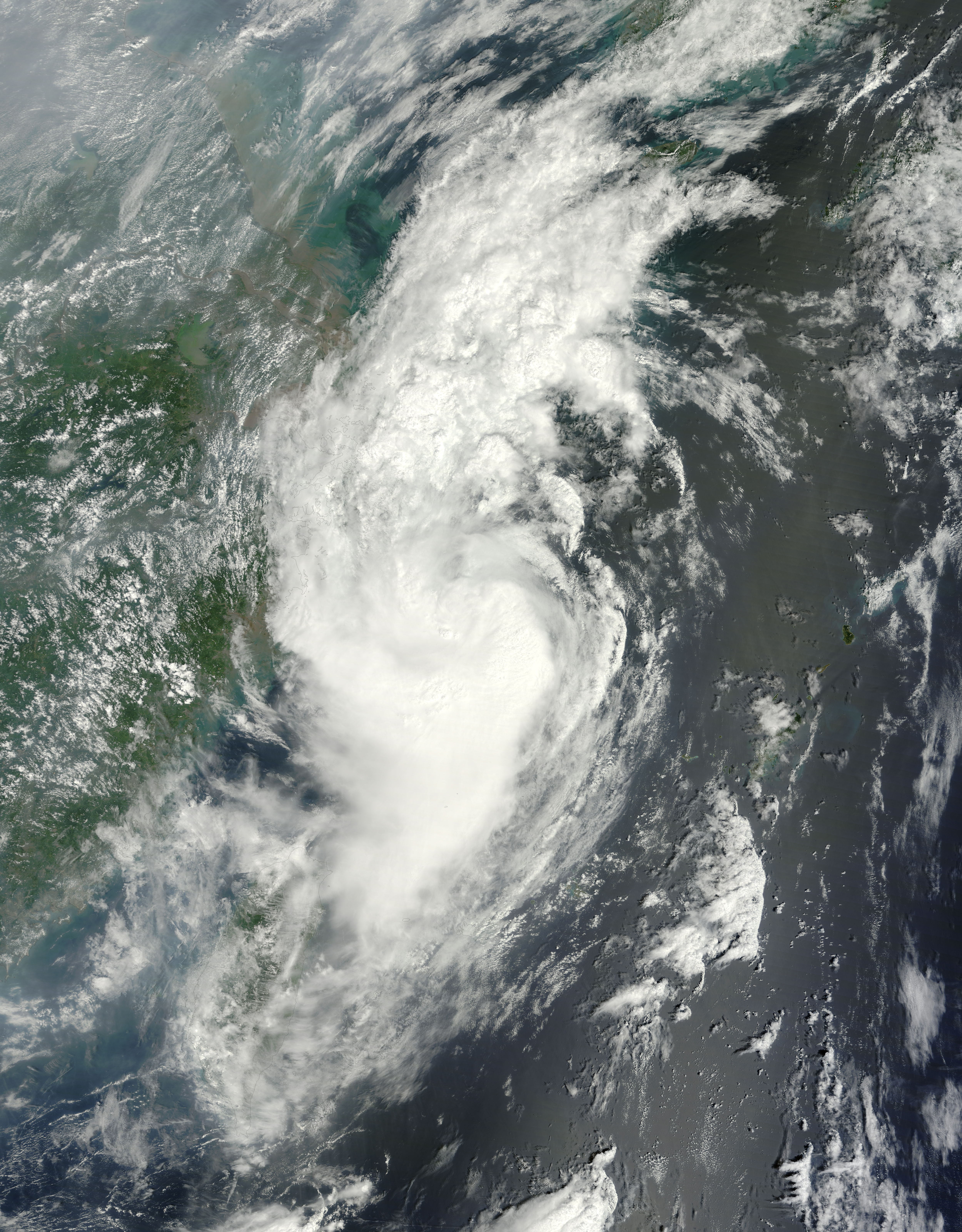 Tropical Storm Tembin (15W) in the East China Sea - related image preview
