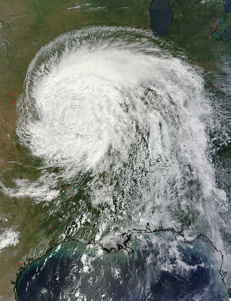 Tropical Depression Isaac (09L) over the central United States - related image preview