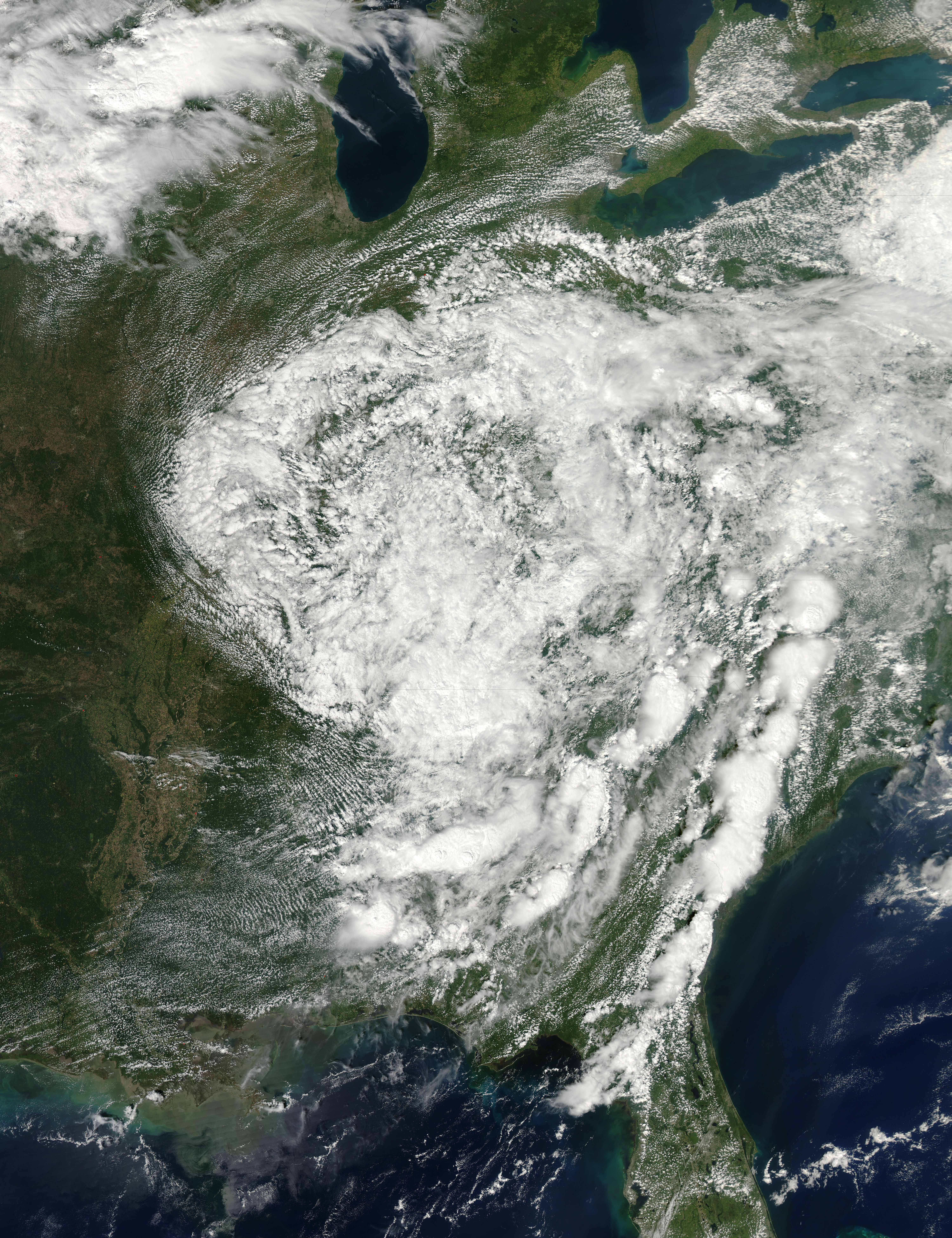 Remnants of Hurricane Isaac (09L) over the eastern United States - related image preview