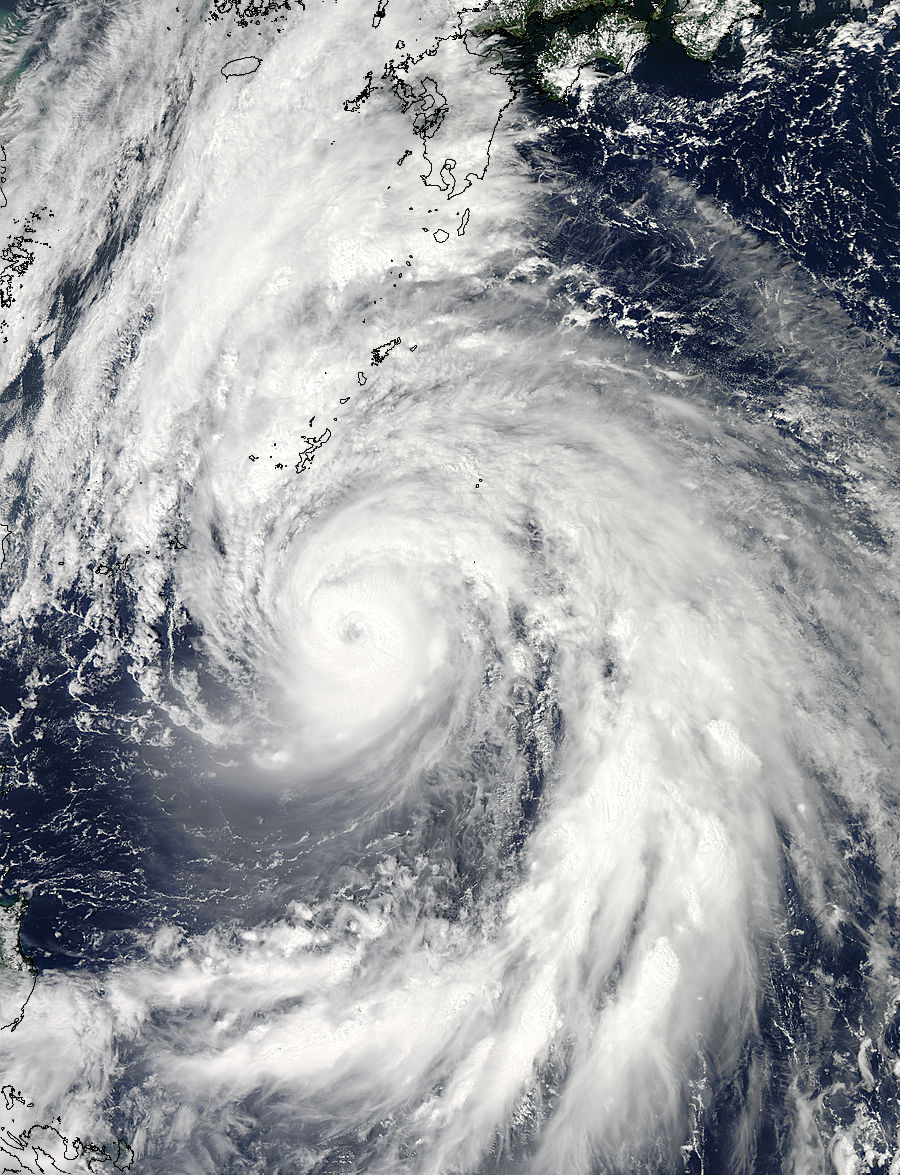 Typhoon Sanba (17W) in the Philippine Sea - related image preview