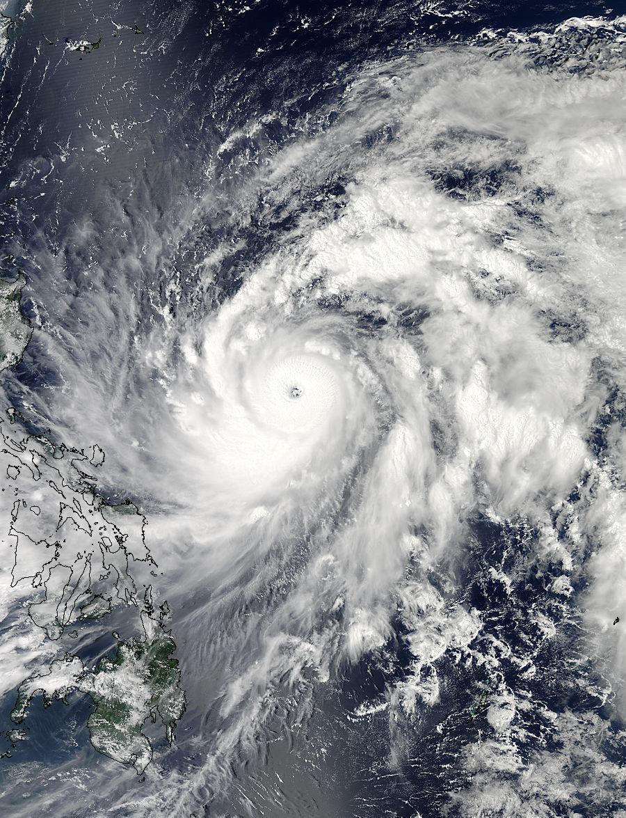 Typhoon Sanba (17W) in the Philippine Sea - related image preview