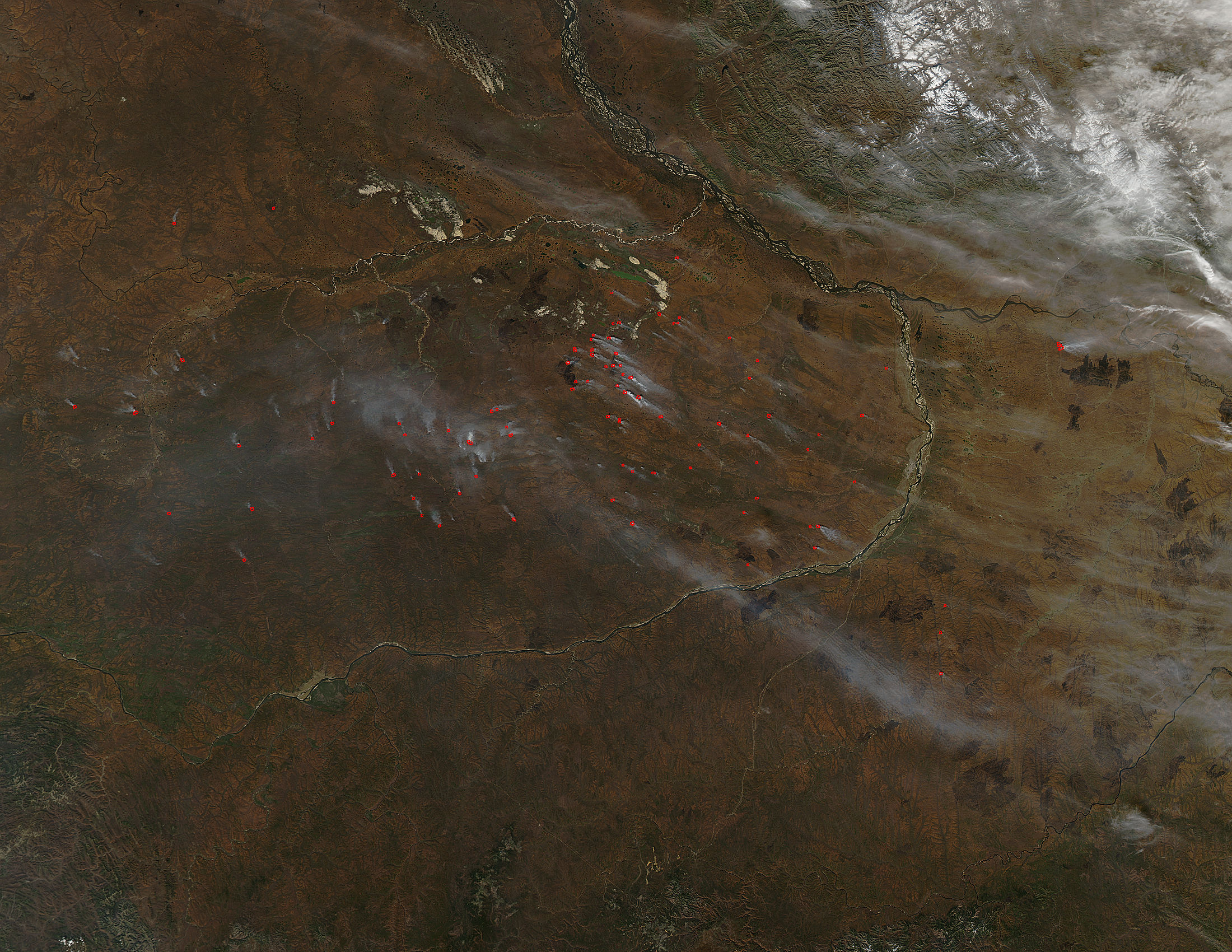 Fires in eastern Russia - related image preview